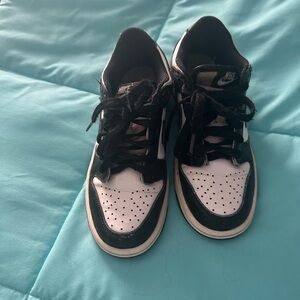 Nike Dunk Low 'Panda' Black/White CW1590-100 Youth Size 5Y ~ Women’s Size 6.5